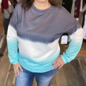 Women's Tie Dye Lightweight Sweatshirt NWT